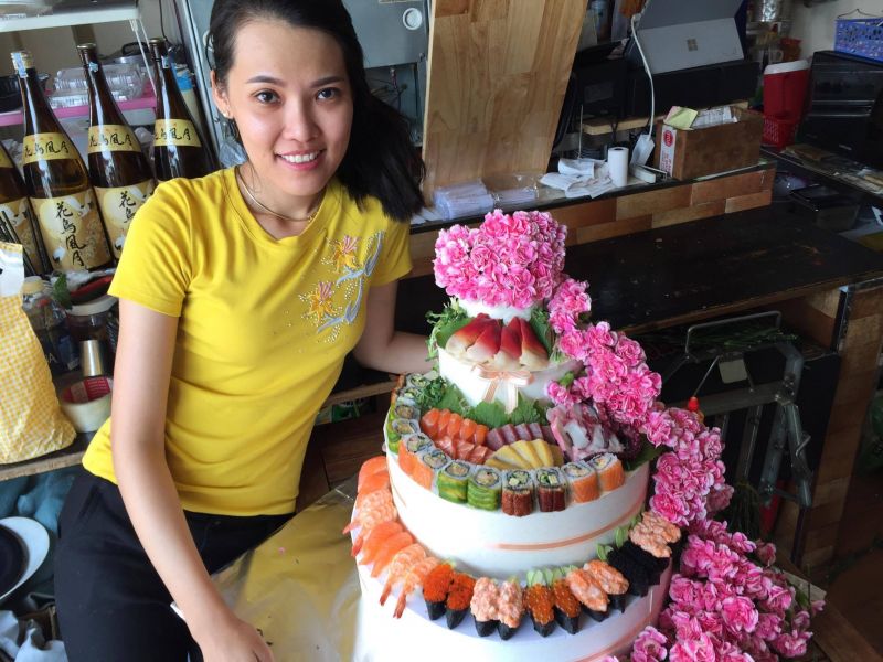 ản phẩm Bánh kem Sushi